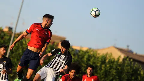 Osasuna se enfrenta al Burgos en Olite en el primer partido amistoso de pretemporada. MIGUEL OSÉS (22)