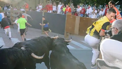 Primer encierro de las fiestas de Tudela. PABLO LASAOSA 04