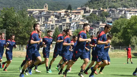 primer entrenamiento de Osasuna en Boltaña 06