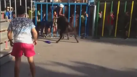 La brutal cogida en Calpe