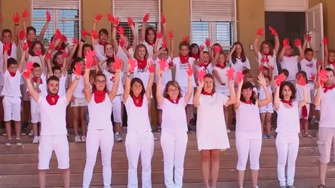 Fotograma del vídeo que ha lanzado Obanos para promocionar unas fiestas sin agresiones sexistas