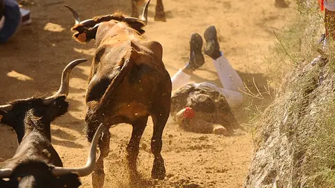 Segundo encierro del Pilón en Falces de 2017. MIGUEL OSÉS (11)