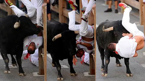 La cogida, en imágenes