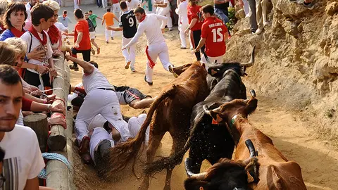 Cuarto encierro del Pilón de Falces. MIGUEL OSÉS (7)