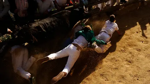 Último encierro del Pilón de Falces 2017. MIGUEL OSÉS (2)