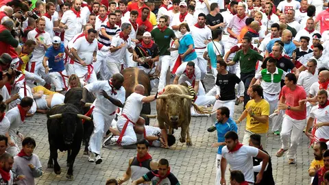 
primer dia de corridas en San Fermin
50/cordon press