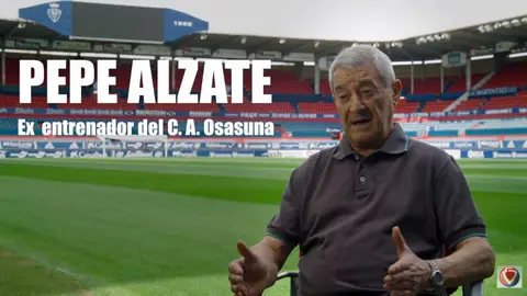 Pepe Alzate, exentrenador de Osasuna.