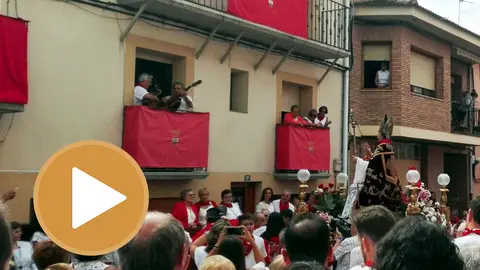 Jota en Milagro con motivo de la festividad de San Blas.