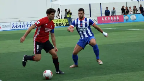 Partido Izarra - Mirandés. Foto CD Mirandés.