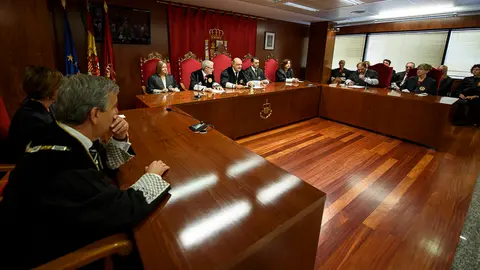 Acto de apertura del año judicial 2017-2018 en Navarra. PABLO LASAOSA 05