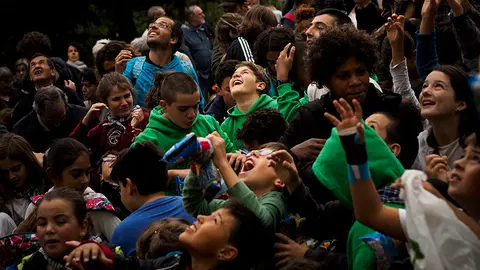 Chupinazo San Fermín Chiquito. MIGUEL OSÉS (2)