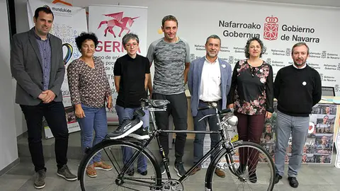 Rueda de prensa en la Casa del Deporte. Twitter Deporte Navarro.