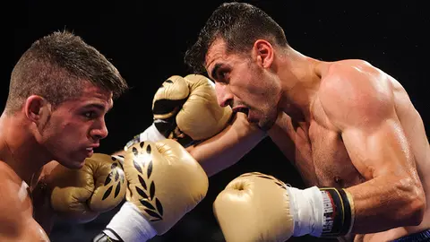 El Pabellón Anaitasuna acoge una velada mixta de deportes de combate. MIGUEL OSÉS_5