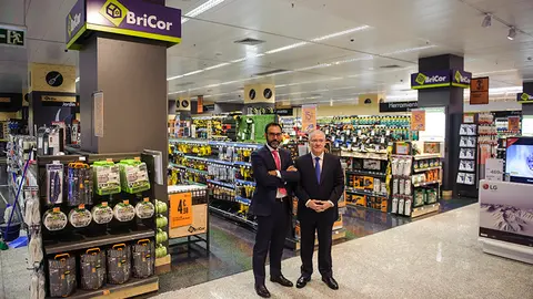 El Grupo El Corte Ingles abre la primera tienda urbana de Bricor en en Navarra. MIGUEL OSÉS
