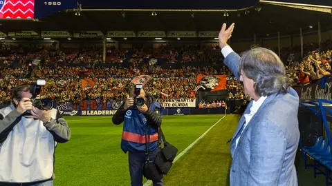 La vuelta de Enrique Martín Monreal, entrenador del Albacete; al banquillo de El Sadar (11). IÑIGO ALZUGARAY