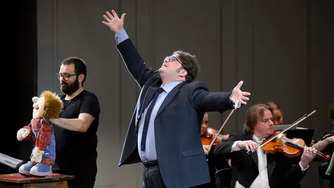 La Cenerentola, opera ofrecida para niños en el Teatro Gayarre por parte de AGAO. PABLO LASAOSA 07