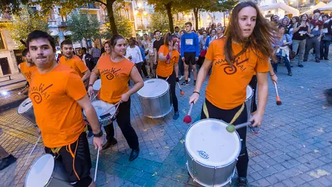 Acto organizado por la Plataforma de Entidades Sociales de Navarra con motivo de la celebración del Día Internacional de Lucha contra la Pobreza y la Exclusión Social (20). IÑIGO ALZUGARAY