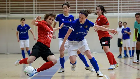 Partido de futbol sala entre el Txantrea y el Orbina. MIGUEL OSÉS_11