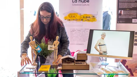 I edición de '948 Merkatua, Mercado de las Artes de Navarra', una feria profesional transfronteriza para mostrar la producción cultural de Navarra (08). IÑIGO ALZUGARAY