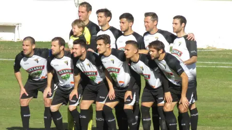Equipo titular del Tudelano. CD Tudelano.