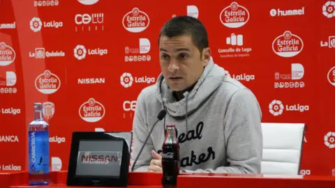 Francisco es el entrenador del Lugo. Web CD Lugo.