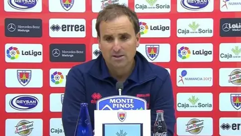 Jagoba Arrasate entrena al Numancia. CD Numancia.