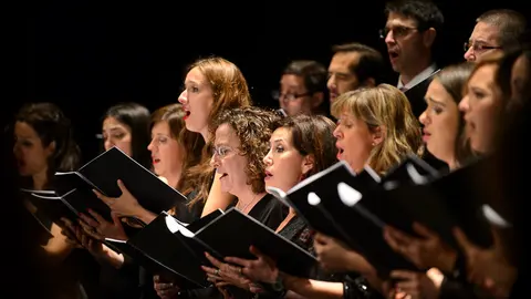 AGAO ofrece un concierto llamado gure abesteak en el Teatro Gayarre de Pamplona. PABLO LASAOSA 008