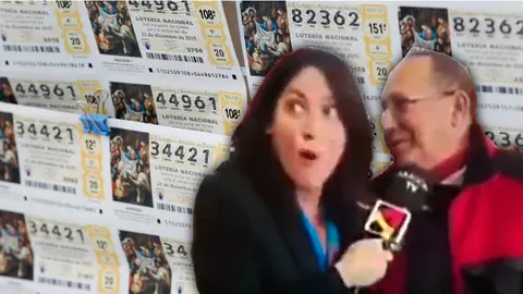 Curiosa reacción de un hombfe al enterarse de que había ganado la lotería