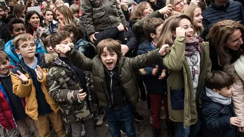Sus magestades los Reyes Magos llegan a Pamplona a través del Portal de Francia. MIGUEL OSÉS (7)