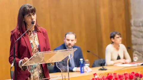 La Agrupación Socialista de Pamplona celebra su 125 aniversario con la presencia del secretario de Organización del PSOE, José Luis Ábalos, María Chivite y Maite Esporrín (32). IÑIGO ALZUGARAY