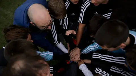 Partidos del interescolar en Tajonar. PABLO LASAOSA 033