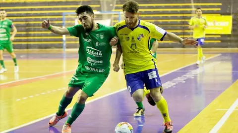 Eric Martel en el partido Gran Canaria - Osasuna Magna. Lnfs.