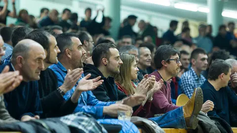 Ezkurdia-Zabaleta se enfrentan a Irribarria-Merino II en la décima jornada del Campeonato de Mano Parejas. PABLO LASAOSA 19