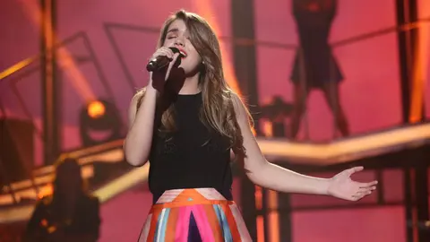 Amaia Romero interpreta 'Al cantar' durante la gala de preselección de Eurovisión de Operación Triunfo. RTVE