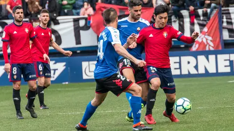 Partido de Liga entre Osasuna y Reus disputado en El Sadar (28). IÑIGO ALZUGARAY