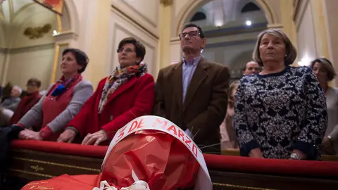 Tercer peldaño de la escalera de San Fermín con homenaje al maestro Turillas. PABLO LASAOSA 03