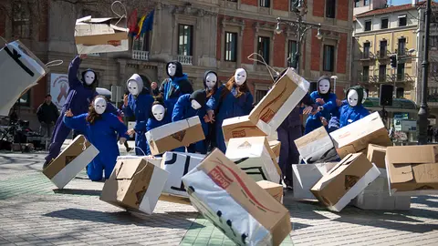 Manifestación convocada por Ikasle Abertzaleak. PABLO LASAOSA 14