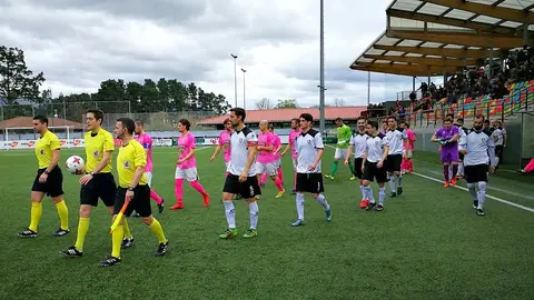 Partido Gernika - Tudelano en en el campo de Urbieta. Twitter Gernika.