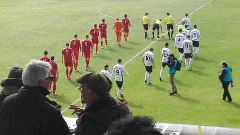 Partido Burgos - Izarra en el Plantío. Twitter Izarra.