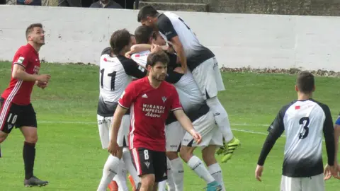 Partido Tudelano - Mirandés. Foto web CD Tudelano.