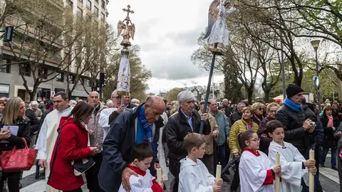 El Ángel de Aralar llega a Pamplona (14). IÑIGO ALZUGARAY