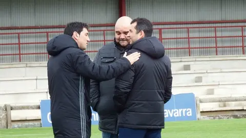 Braulio Vázquez, Cata y Diego Martínez en Tajonar.