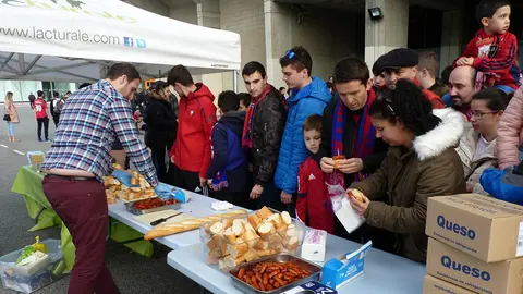 Chistorrada en El Sadar