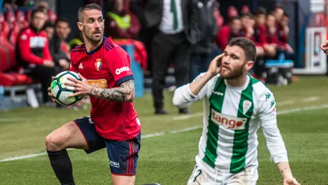 Lillo en el partido de Liga entre Osasuna y Córdoba disputado en El Sadar (08). IÑIGO ALZUGARAY