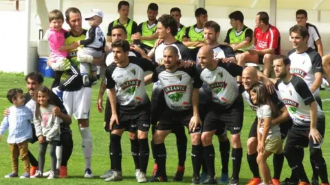 Equipo titular del Tudelano. CD Tudelano.