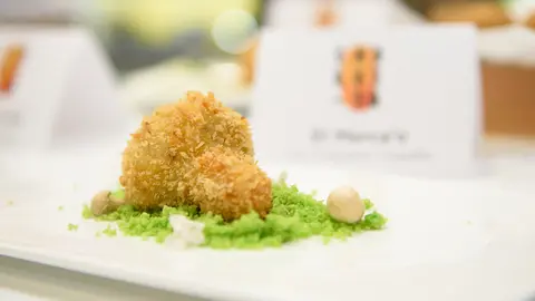 Presentación de los ganadores de la Semana de la croqueta 2018. PABLO LASAOSA 07