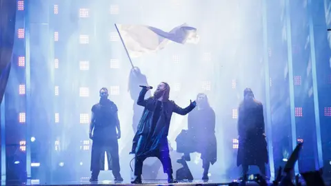 Dinamarca presenta este año una canción vikinga que habla de la paz y la renuncia a la violencia. THOMAS HANSES ESC