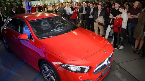 Presentación del nuevo modelo Mercedes Clase A en el concesionario Gazpi en Tajonar. PABLO LASAOSA01 (8)