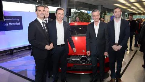 Presentación del nuevo modelo Mercedes Clase A en el concesionario Gazpi en Tajonar. PABLO LASAOSA01 (16)