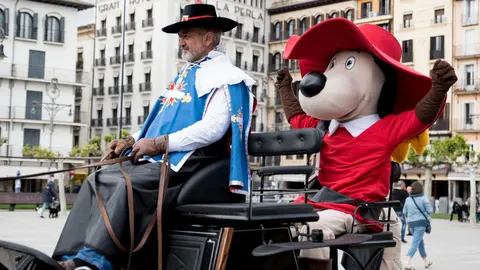 Presentación en Pamplona de 'D'Artacan y los tres mosqueperros', la película de animación que se producirá en Navarra. MIGUEL SANTIAG (7)